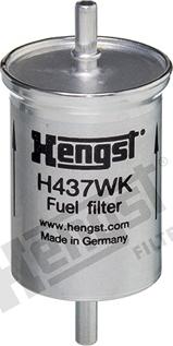 Hengst Filter H437WK - Топливный фильтр autosila-amz.com