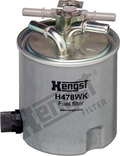 Hengst Filter H478WK - Топливный фильтр autosila-amz.com