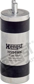 Hengst Filter H554WK - Топливный фильтр autosila-amz.com
