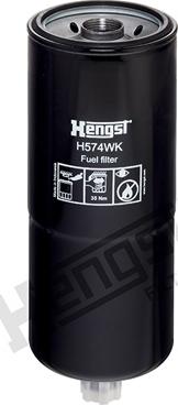 Hengst Filter H574WK - Топливный фильтр autosila-amz.com