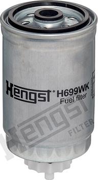 Hengst Filter H699WK - Топливный фильтр autosila-amz.com