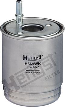 Hengst Filter H669WK - Топливный фильтр autosila-amz.com