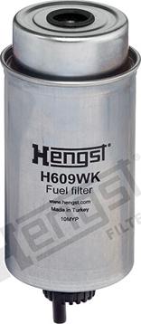 Hengst Filter H609WK - Фильтр топливный Hengst H609WK autosila-amz.com