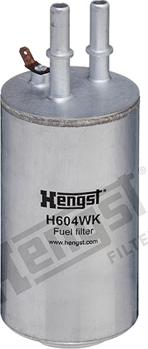 Hengst Filter H604WK - Топливный фильтр autosila-amz.com