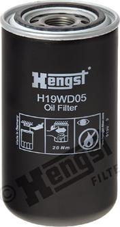 Hengst Filter H19WD05 - Гидрофильтр, автоматическая коробка передач autosila-amz.com