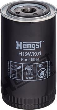 Hengst Filter H19WK01 - Топливный фильтр autosila-amz.com