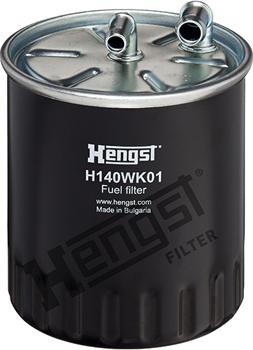 Hengst Filter H140WK01 - фильтр топл.! D92 H127 \ Chrysler 300 C, MB A/B/C/E/G/GL/R/S/Sprinter/Viano/Vito autosila-amz.com