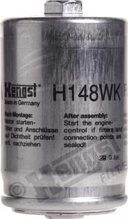 Hengst Filter H148WK - Топливный фильтр autosila-amz.com