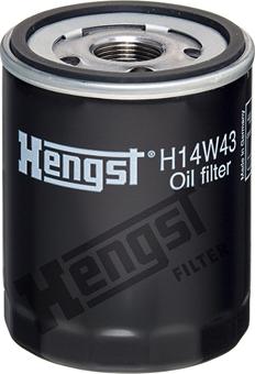 Hengst Filter H14W43 - Масляный фильтр autosila-amz.com