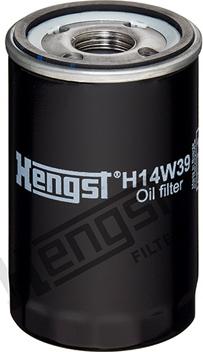 Hengst Filter H14W39 - фильтр масляный H142 D96 1 12 UNF 2.5BAR с обр. клап. KOMATSU, LIEBHERR autosila-amz.com