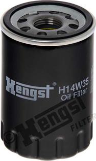 Hengst Filter H14W35 - Масляный фильтр autosila-amz.com