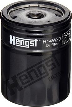 Hengst Filter H14W20 - Масляный фильтр autosila-amz.com