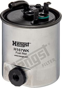 Hengst Filter H167WK - Топливный фильтр autosila-amz.com