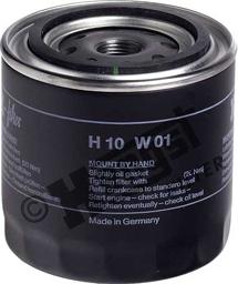 Hengst Filter H10W01 - фильтр масляный! КПП 1x\ Omn Volvo F10/12/16. FH12/16, Toyota Corolla/Carina 1.8D/2.0D 84> autosila-amz.com