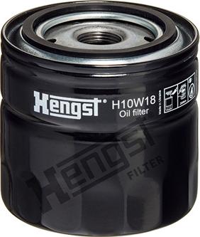 Hengst Filter H10W18 - Масляный фильтр autosila-amz.com