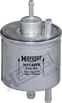 Hengst Filter H114WK - Топливный фильтр autosila-amz.com