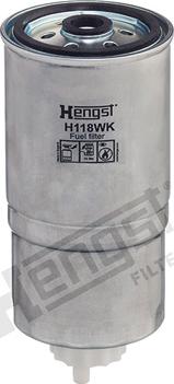Hengst Filter H118WK - ФИЛЬТР ТОПЛИВНЫЙ BMW: 3 90-98, 5 87-95, 5 TOURING 91-97 autosila-amz.com
