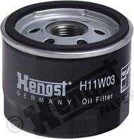 Hengst Filter H11W03 - Масляный фильтр autosila-amz.com