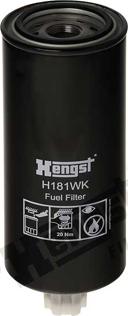 Hengst Filter H181WK - Фильтр топливный CUMMINS CELECT, DAF 95-Serie, 95XF, CASE CONSTRUCTION, CASE-IH (CNH GLOBAL), CATERP autosila-amz.com