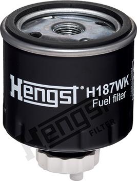 Hengst Filter H187WK - Топливный фильтр autosila-amz.com