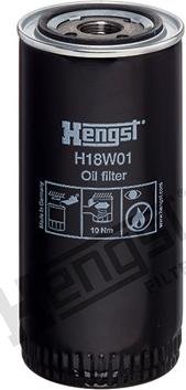 Hengst Filter H18W01 - фильтр масляный!\ Aston Martin, DAF, Deutz, Fendt autosila-amz.com