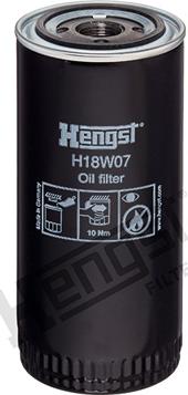 Hengst Filter H18W07 - Масляный фильтр autosila-amz.com