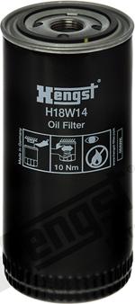 Hengst Filter H18W14 - Фильтр, система рабочей гидравлики autosila-amz.com