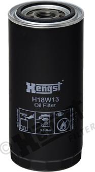 Hengst Filter H18W13 - Масляный фильтр autosila-amz.com