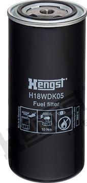 Hengst Filter H18WDK05 - Топливный фильтр autosila-amz.com