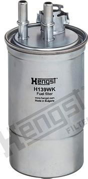 Hengst Filter H139WK - Топливный фильтр autosila-amz.com