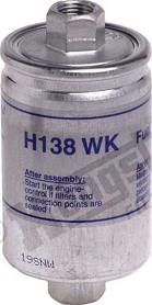 Hengst Filter H138WK - Топливный фильтр autosila-amz.com