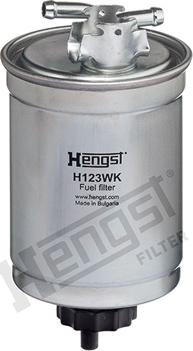 Hengst Filter H123WK - Топливный фильтр autosila-amz.com