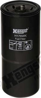 Hengst Filter H176WK - Топливный фильтр autosila-amz.com