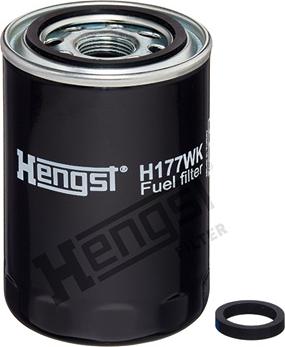 Hengst Filter H177WK - Топливный фильтр autosila-amz.com