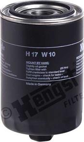 Hengst Filter H17W10 - Масляный фильтр autosila-amz.com