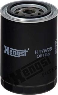 Hengst Filter H17W28 - Масляный фильтр CASE IH, CATERPILLAR, CUMMINS, KOMATSU, MASSEY FERGUSON, VOLVO. autosila-amz.com