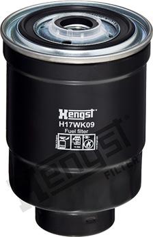 Hengst Filter H17WK09 - Топливный фильтр autosila-amz.com