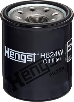 Hengst Filter H824W - Масляный фильтр autosila-amz.com