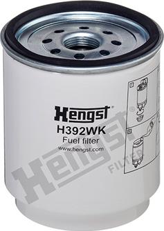 Hengst Filter H392WK - Фильтр топливный Volvo FH/FM, RVI Magnum, Premium DXI13 сепаратора (H=130) (пр-во Германия) autosila-amz.com