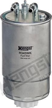 Hengst Filter H343WK - Топливный фильтр autosila-amz.com