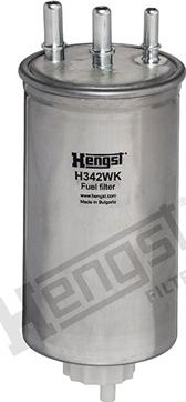 Hengst Filter H342WK - Топливный фильтр autosila-amz.com