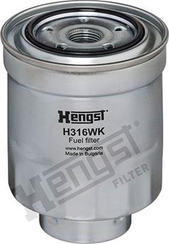 Hengst Filter H316WK - Топливный фильтр autosila-amz.com