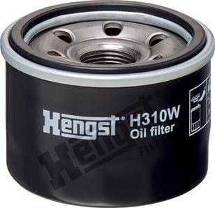 Hengst Filter H310W - Фильтр масляный HENGST H310W (W 6011, C-317) MITSUBISHI, SMART autosila-amz.com