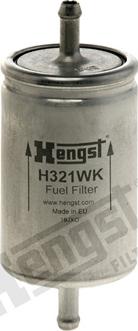 Hengst Filter H321WK - Топливный фильтр HENGST H 321 WK autosila-amz.com