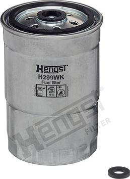 Hengst Filter H299WK - Топливный фильтр autosila-amz.com