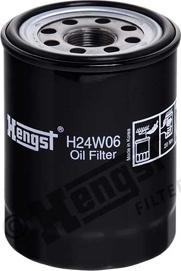 Hengst Filter H24W06 - фильтр масляный!\ Mazda 626 2.0D 87-97, Isuzu Trooper2.8TD 88-91 autosila-amz.com