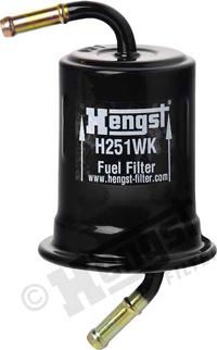 Hengst Filter H251WK - Топливный фильтр autosila-amz.com