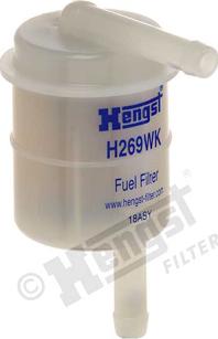 Hengst Filter H269WK - Топливный фильтр HENGST H 269 WK autosila-amz.com