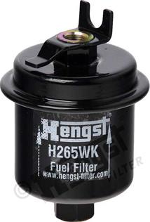 Hengst Filter H265WK - Топливный фильтр autosila-amz.com