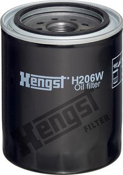 Hengst Filter H206W - Фильтр масляный TOYOTA 4-RUNNER/AVENSIS/HIACE/HILUX/LAND CRUISER 2.0D-4.2D autosila-amz.com